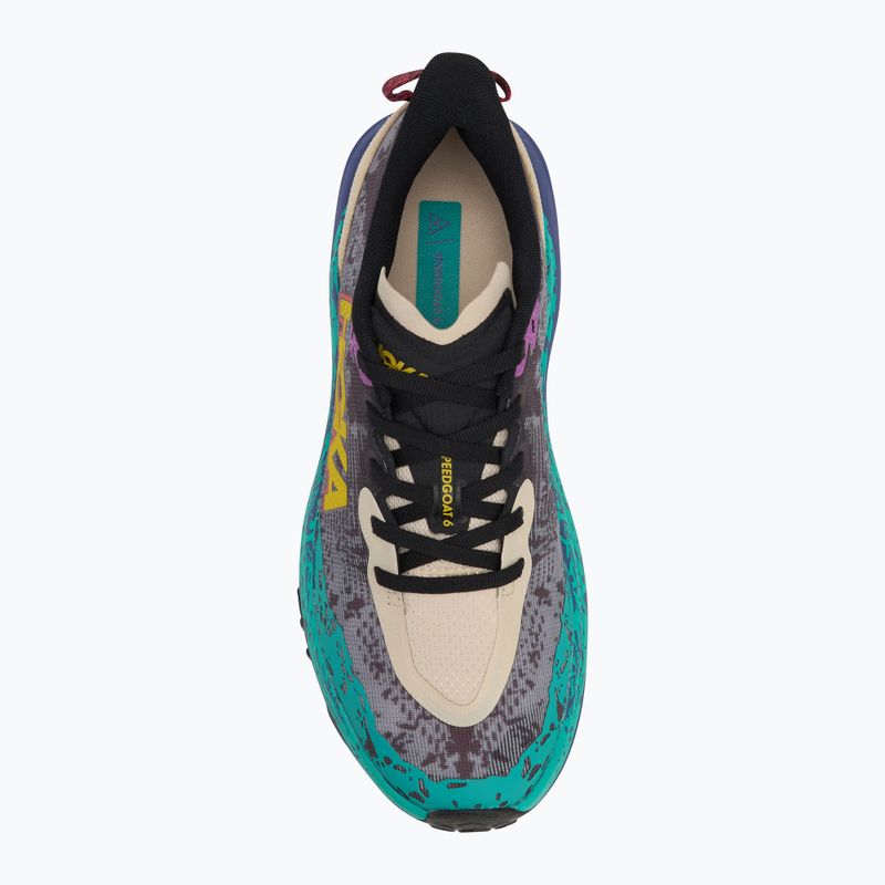 Buty do biegania męskie HOKA Speedgoat 6 oatmeal/mountain iris 5