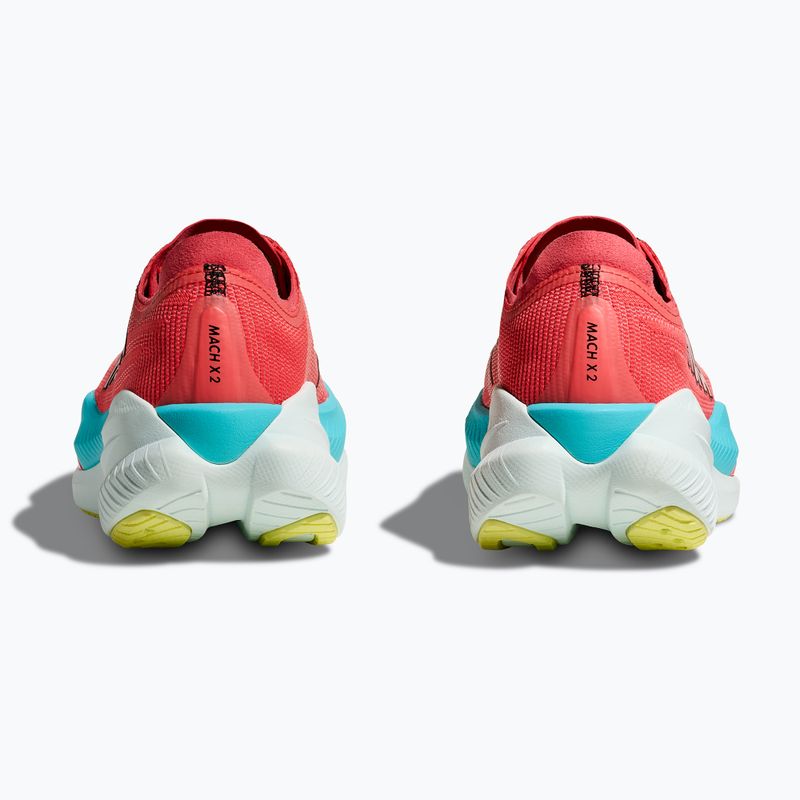Buty do biegania damskie HOKA Mach X 2 grapefruit/electric coral 9
