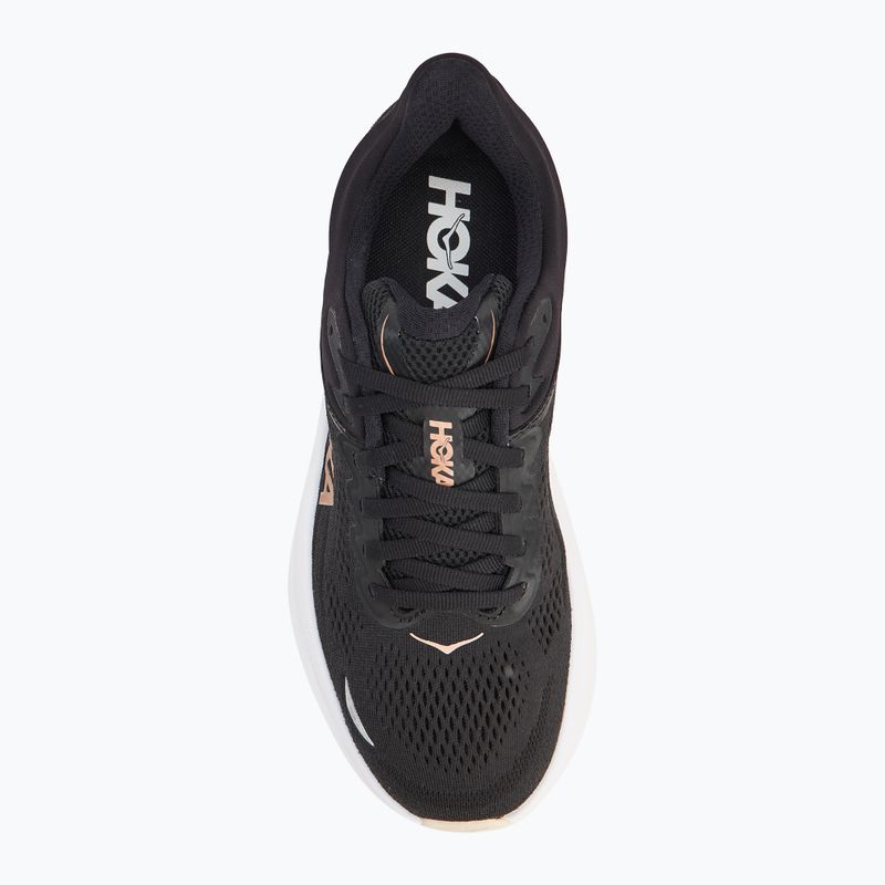 Buty do biegania damskie HOKA Bondi 9 black/rose gold 5