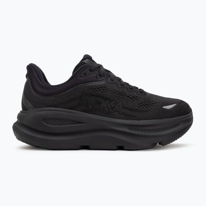 Buty do biegania damskie HOKA Bondi 9 Wide black/black 2