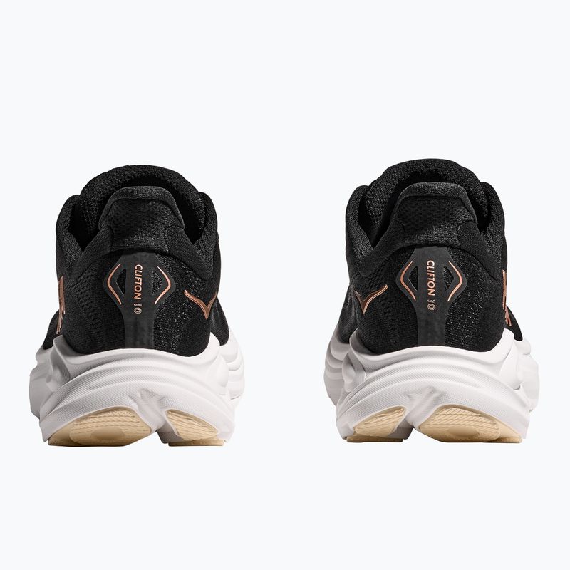 Buty do biegania damskie HOKA Clifton 10 black/rose gold 10