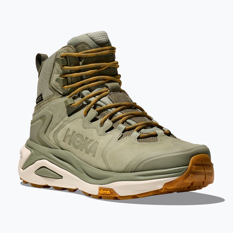 Buty turystyczne męskie HOKA Kaha 3 GTX sea moss/oat milk 8