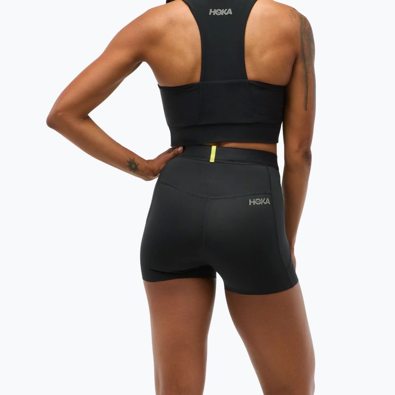 Spodenki do biegania damskie HOKA Novafly 3" Knit black 2