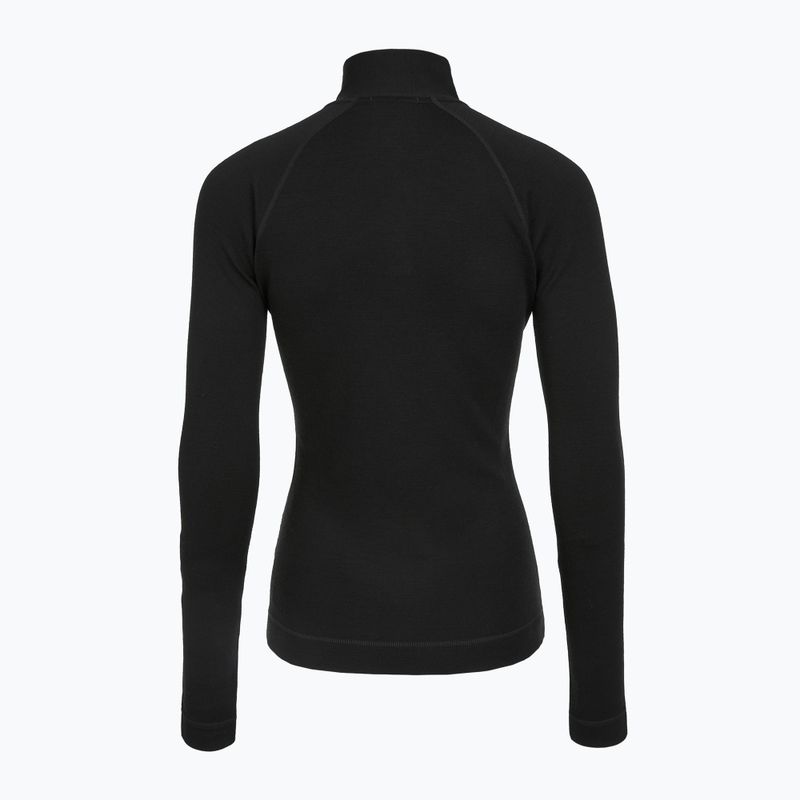 Bluza termoaktywna damska Smartwool Classic Thermal Merino Base Layer 1/4 Zip Boxed black 2