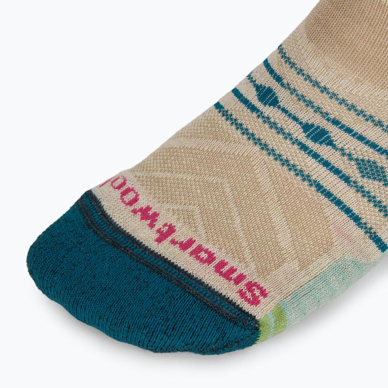 Skarpety damskie Smartwool Hike Light Cushion Retro Floral Mid Crew moonbeam 4