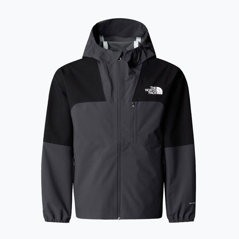 Kurtka przeciwdeszczowa dziecięca The North Face Teen Hike Packable Shell tnf black/asphalt grey 4