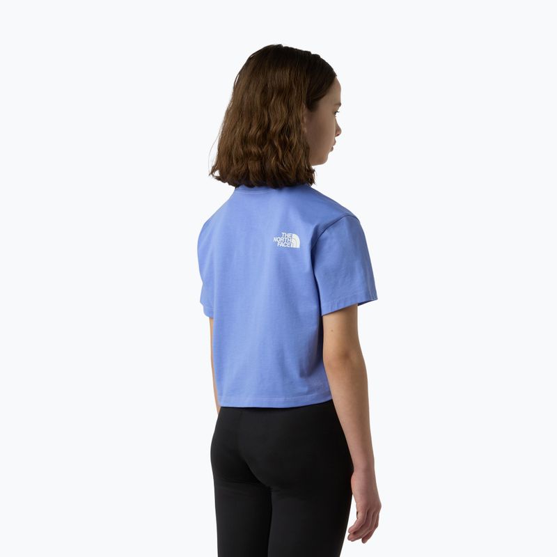 Koszulka dziecięca The North Face Crop Easy Tee virtual blue 3