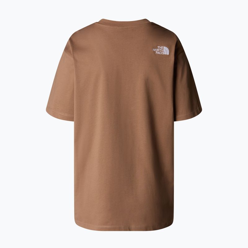 Koszulka damska The North Face Essential Oversize Tee latte 5