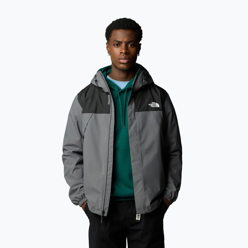 Kurtka przeciwdeszczowa męska The North Face Antora smoked pearl/tnf black/npf 4