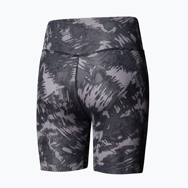 Spodenki damskie The North Face Flex 8IN Tight Aop tnf black water 2