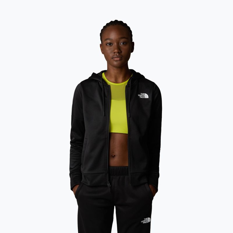 Bluza damska The North Face Reaxion Fleece Full Zip Hoodie tnf black 4