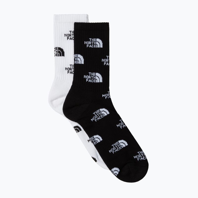 Skarpety The North Face Everyday Crew Logo 2 pary tnf black/tnf white