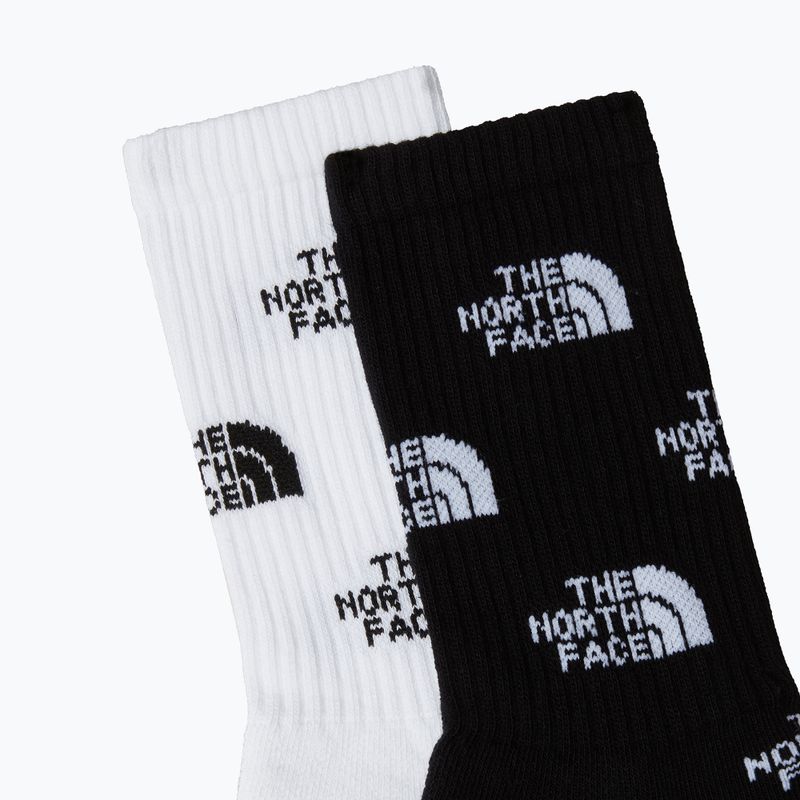 Skarpety The North Face Everyday Crew Logo 2 pary tnf black/tnf white 2