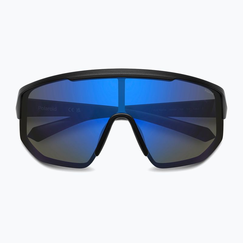 Okulary przeciwsłoneczne Polaroid PLD 7047/S matte black blue/blue mirror polarized 4