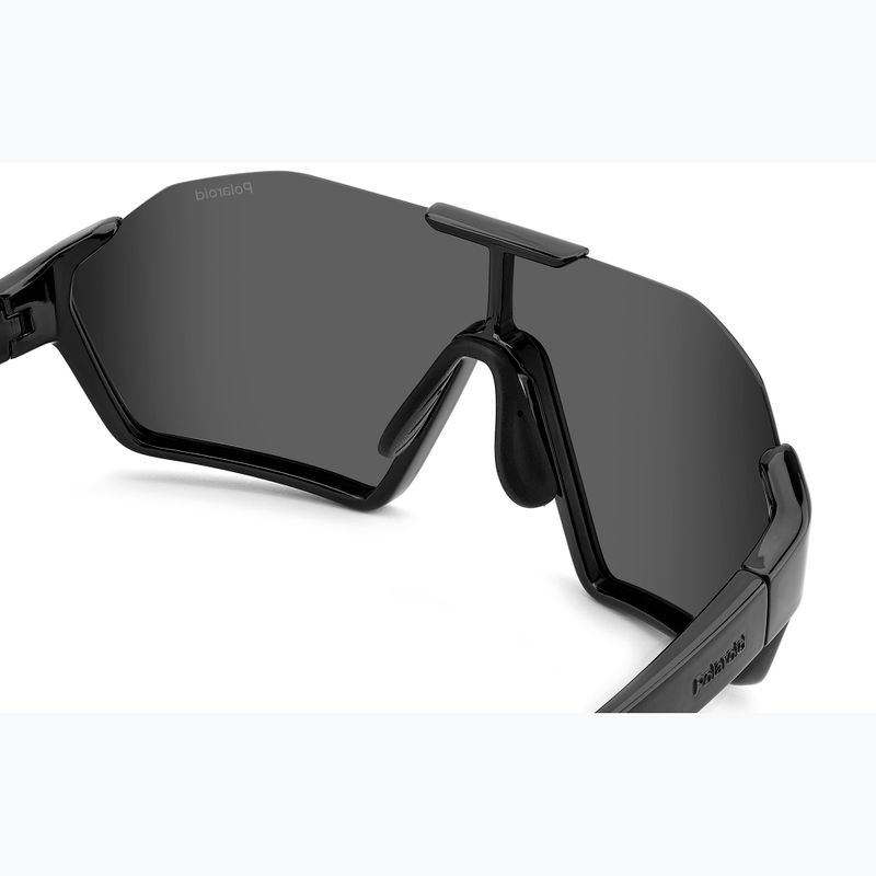 Okulary przeciwsłoneczne Polaroid PLD 7062/S black/grey pink mirror polarized 6