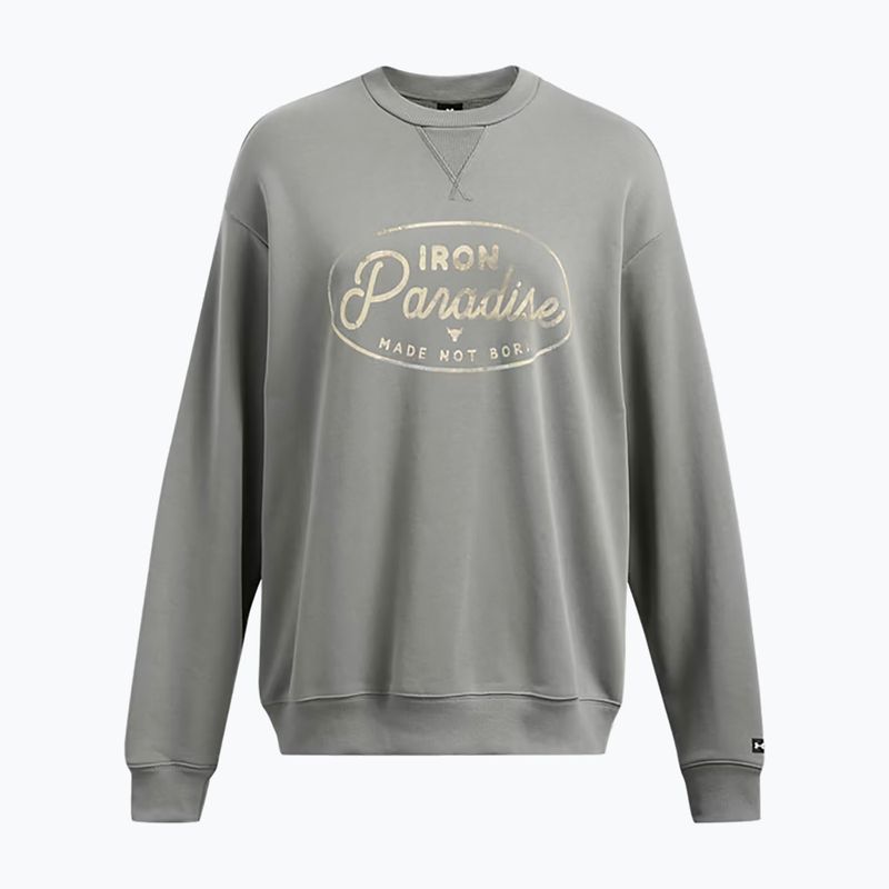 Bluza damska Under Armour Project Rock HWT Crew clay green/black 3