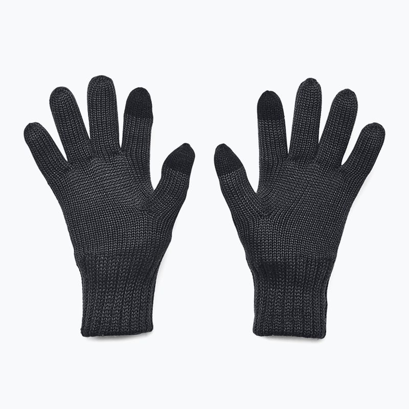 Rękawiczki zimowe Under Armour Halftime Wool black/castlerock 2