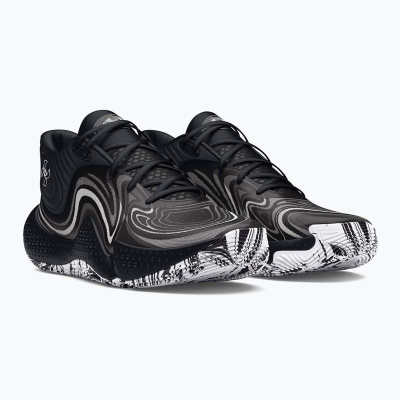 Buty do koszykówki Under Armour Spawn 6 Mid black/distant gray/mod gray 8