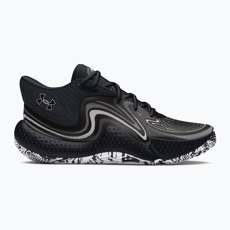Buty do koszykówki Under Armour Spawn 6 Mid black/distant gray/mod gray 9