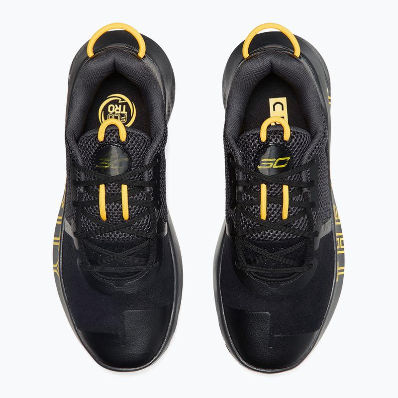 Buty Under Armour Curry 6 Flotro TC black/yellow 4