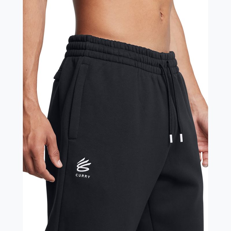 Spodnie męskie Under Armour Curry Splash Jogger black/white clay 3