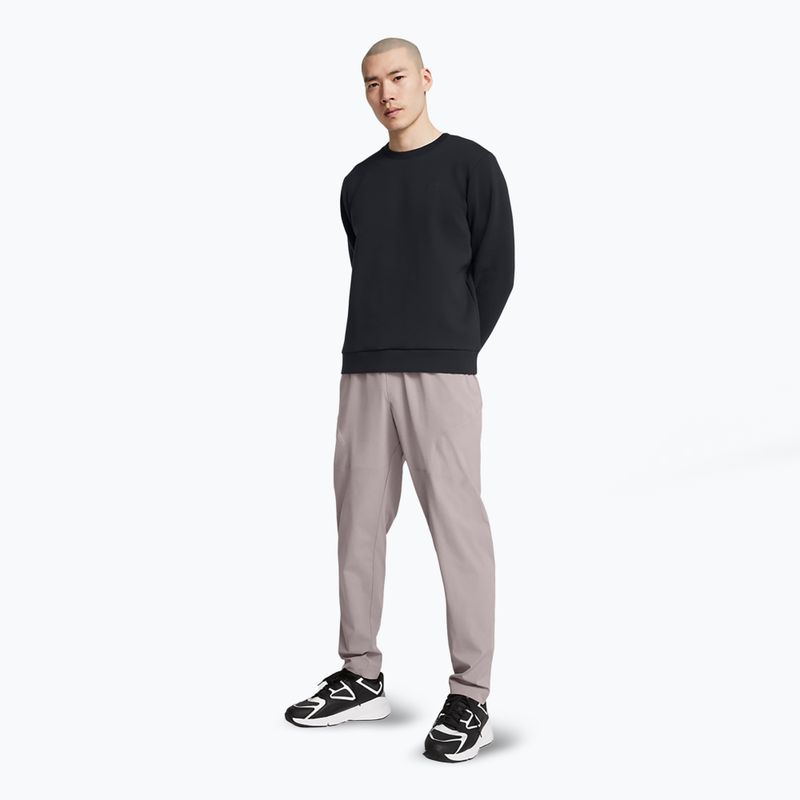 Bluza męska Under Armour Unstoppable Fleece Crew black/black 2