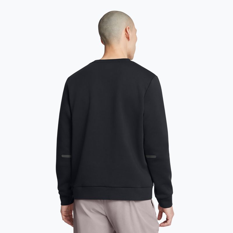 Bluza męska Under Armour Unstoppable Fleece Crew black/black 3