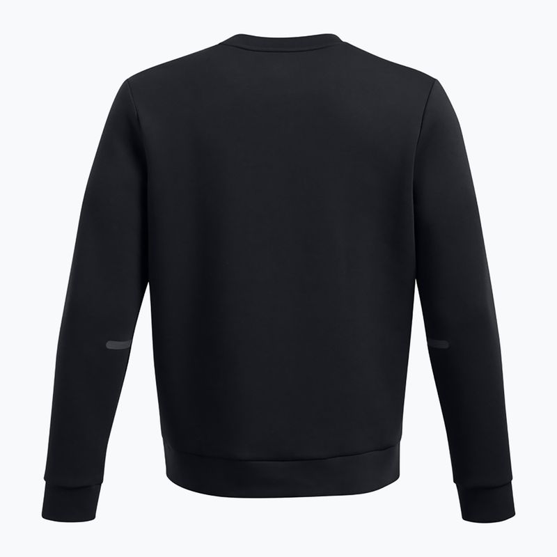 Bluza męska Under Armour Unstoppable Fleece Crew black/black 5