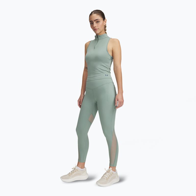 Koszulka treningowa damska Under Armour Vanish Elite Vent Tank silica green/iridescent 2