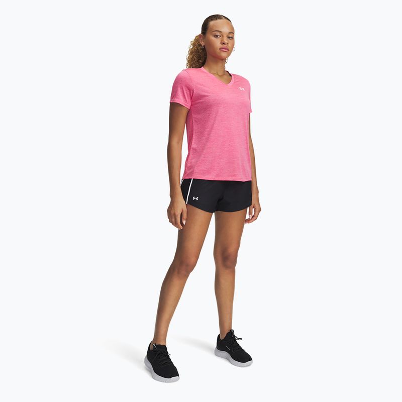 Spodenki damskie Under Armour Tech Play Up black/white 2