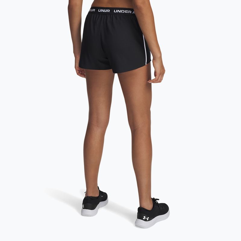 Spodenki damskie Under Armour Tech Play Up black/white 3