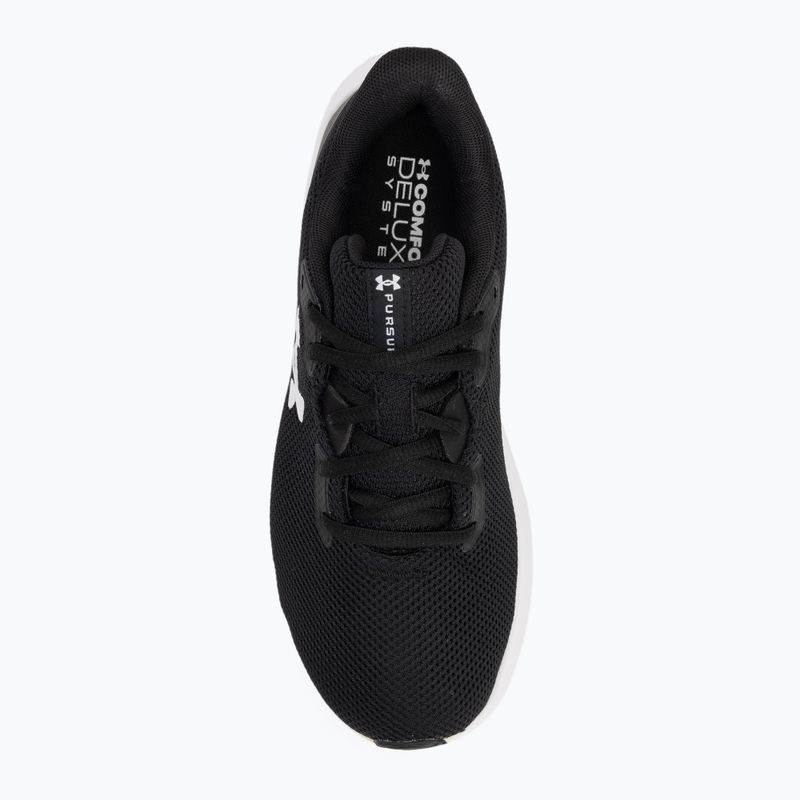 Buty do biegania damskie Under Armour Charged Pursuit 4 black/black/white 5