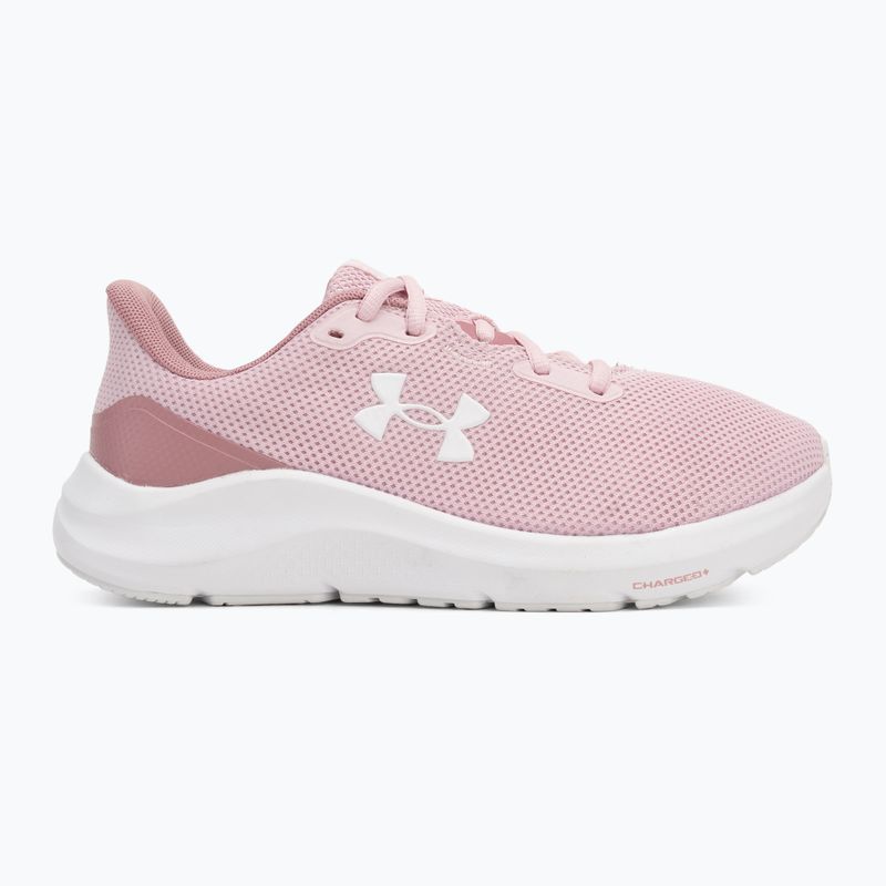 Buty do biegania damskie Under Armour Charged Pursuit 4 prime pink/pink elixir/white 2