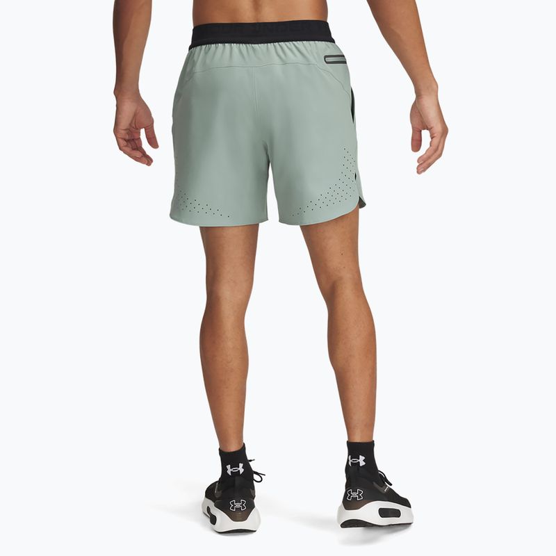 Spodenki męskie Under Armour Vanish Elite silica green/black 3