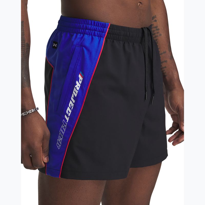 Spodenki treningowe męskie Under Armour Project Rock Colorblock Woven black 4