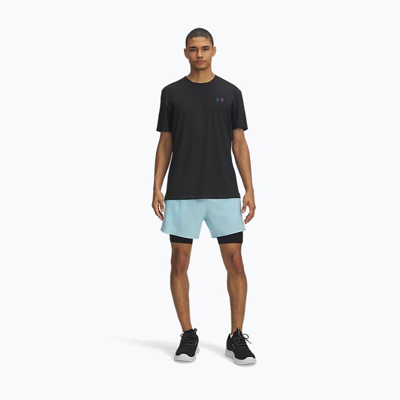 Spodenki męskie Under Armour Peak Woven 2in1 stream/black 2