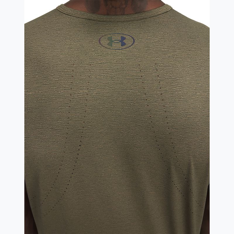 Koszulka treningowa męska Under Armour Vanish Elite Vent Printed bayou/marine od green/iridescent 3