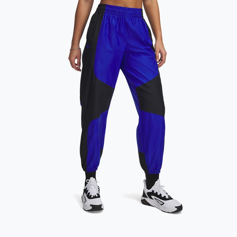Spodnie treningowe damskie Under Armour Project Rock Woven Bottom black
