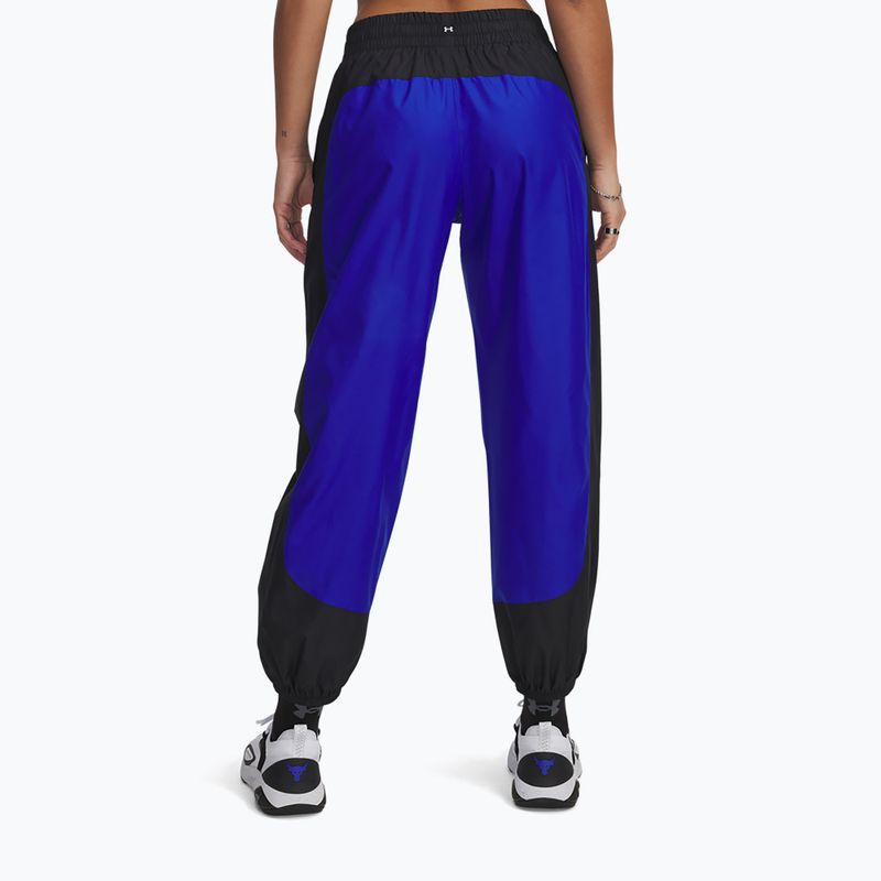 Spodnie treningowe damskie Under Armour Project Rock Woven Bottom black 3