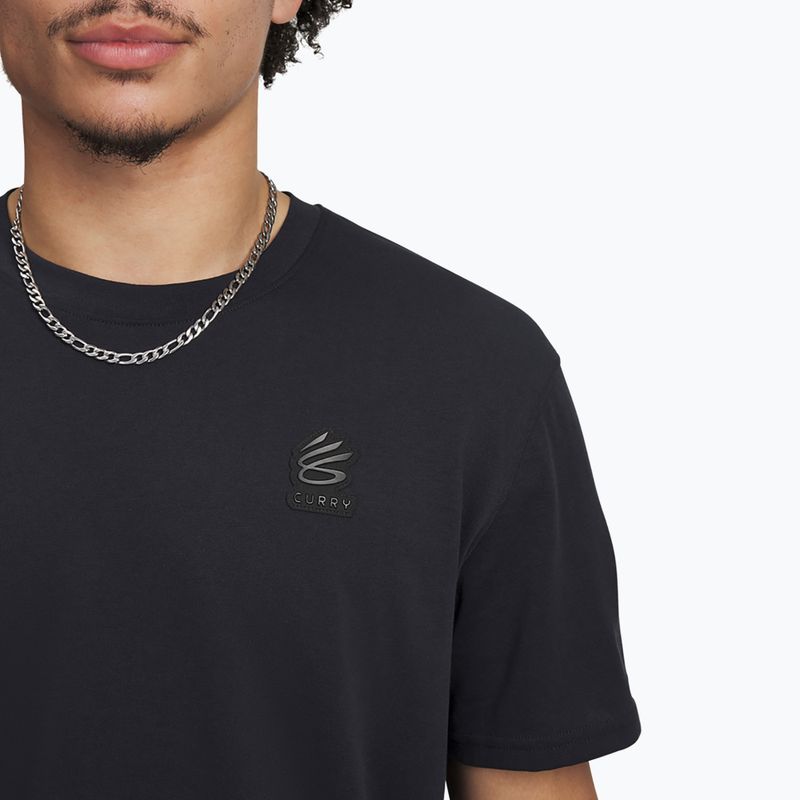Koszulka koszykarska męska Under Armour Curry Heavyweight Trend Tee black/black 3