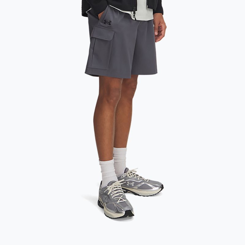 Spodenki treningowe męskie Under Armour Vibe Woven Cargo castlerock/black