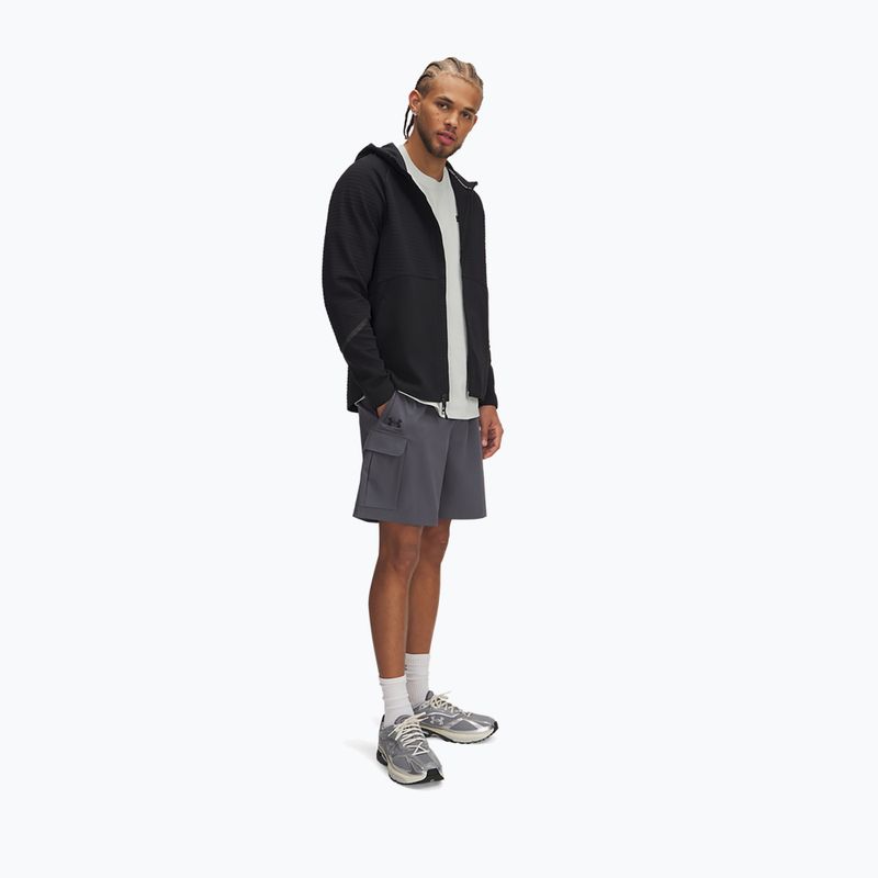 Spodenki treningowe męskie Under Armour Vibe Woven Cargo castlerock/black 2