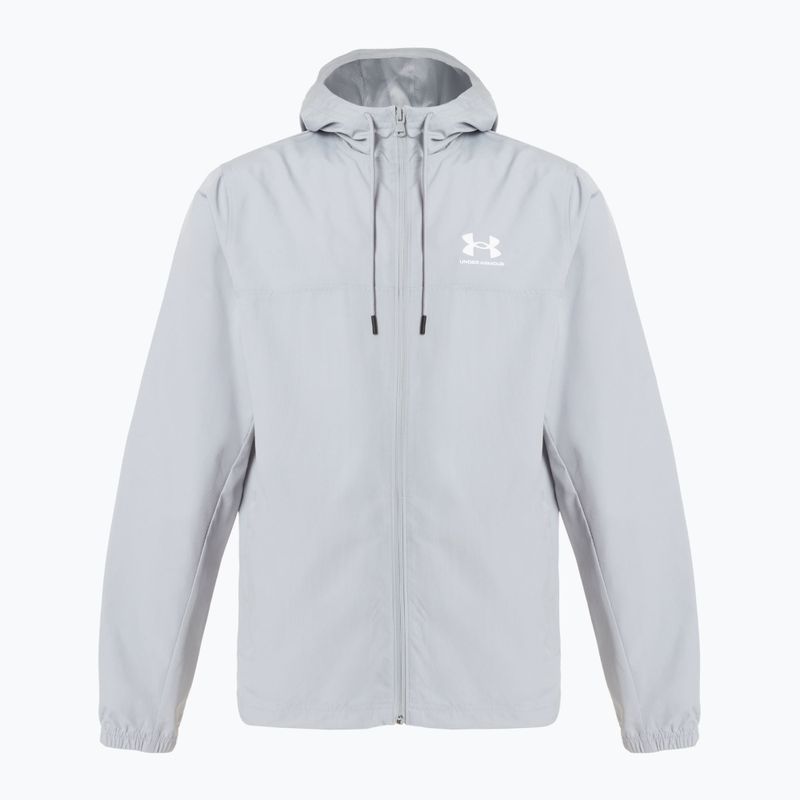 Kurtka męska Under Armour Rival Woven Windbreaker mod gray/mod gray/white