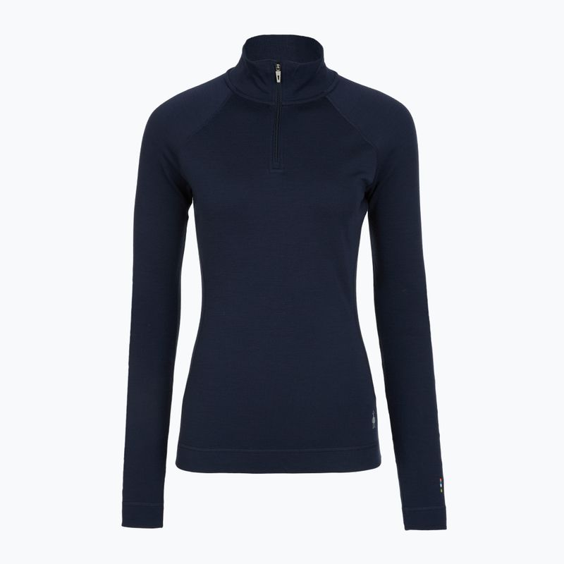 Bluza termoaktywna damska Smartwool Classic Thermal Merino Base Layer 1/4 Zip Boxed deep navy