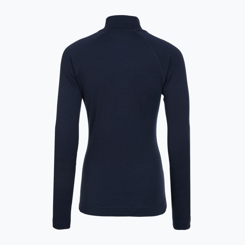 Bluza termoaktywna damska Smartwool Classic Thermal Merino Base Layer 1/4 Zip Boxed deep navy 2