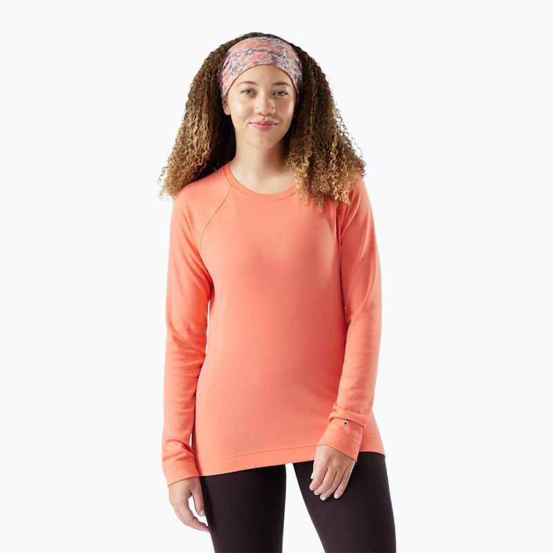 Bluza termoaktywna damska Smartwool Merino 250 Baselayer Crew Boxed coral reef