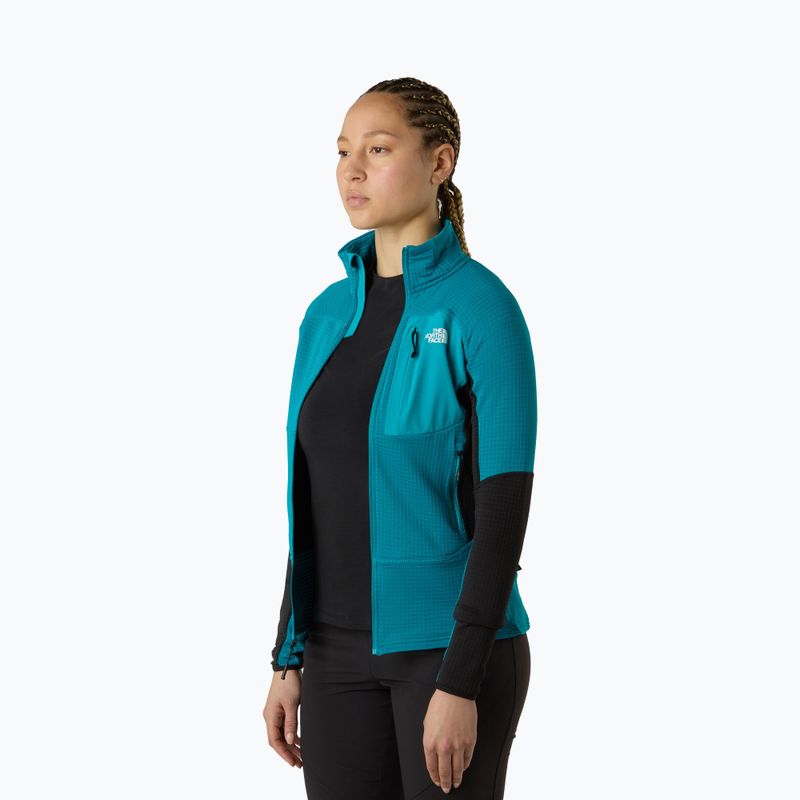 Bluza damska The North Face Polartec Powergrid Stormgap anthracite grey/tnf black 4