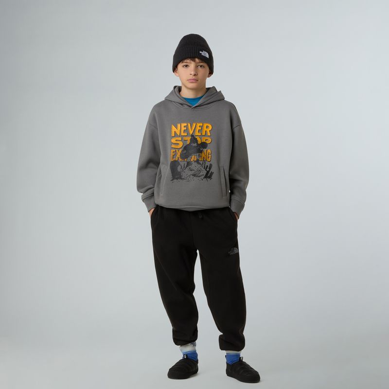 Bluza dziecięca The North Face Sports Oversized Hoodie Graphic smoked pearl 2