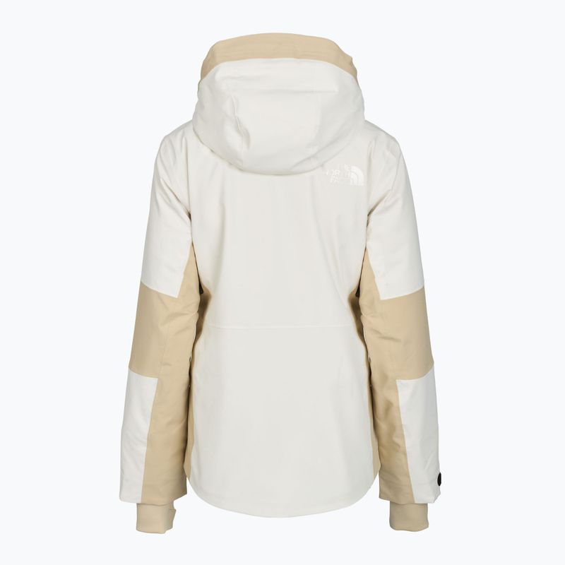 Kurtka narciarska damska The North Face Lenado white dune/gravel 6