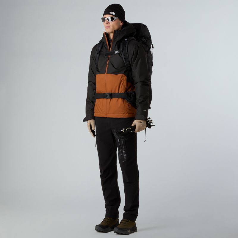Kurtka ocieplana męska The North Face Millerton Insulated burnt umber/black 2
